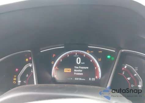 2020 Honda Civic Sport z USA, uszkodzony, nr VIN 2HGFC2F84LH535070